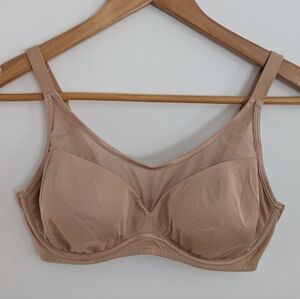 Understance Wired T-shirt Bra Mesh Nude Caramel Size 30DDD